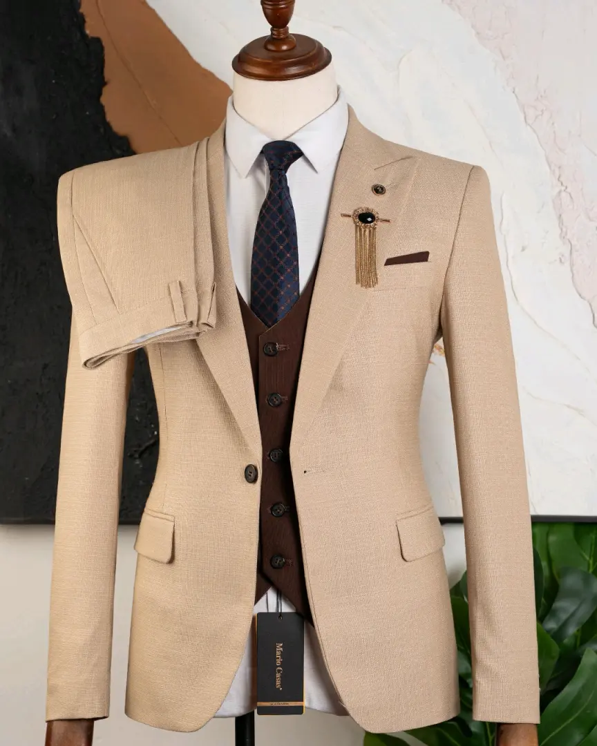 CARLOS CARDINI Three Piece Men's Suit thumbnail 2