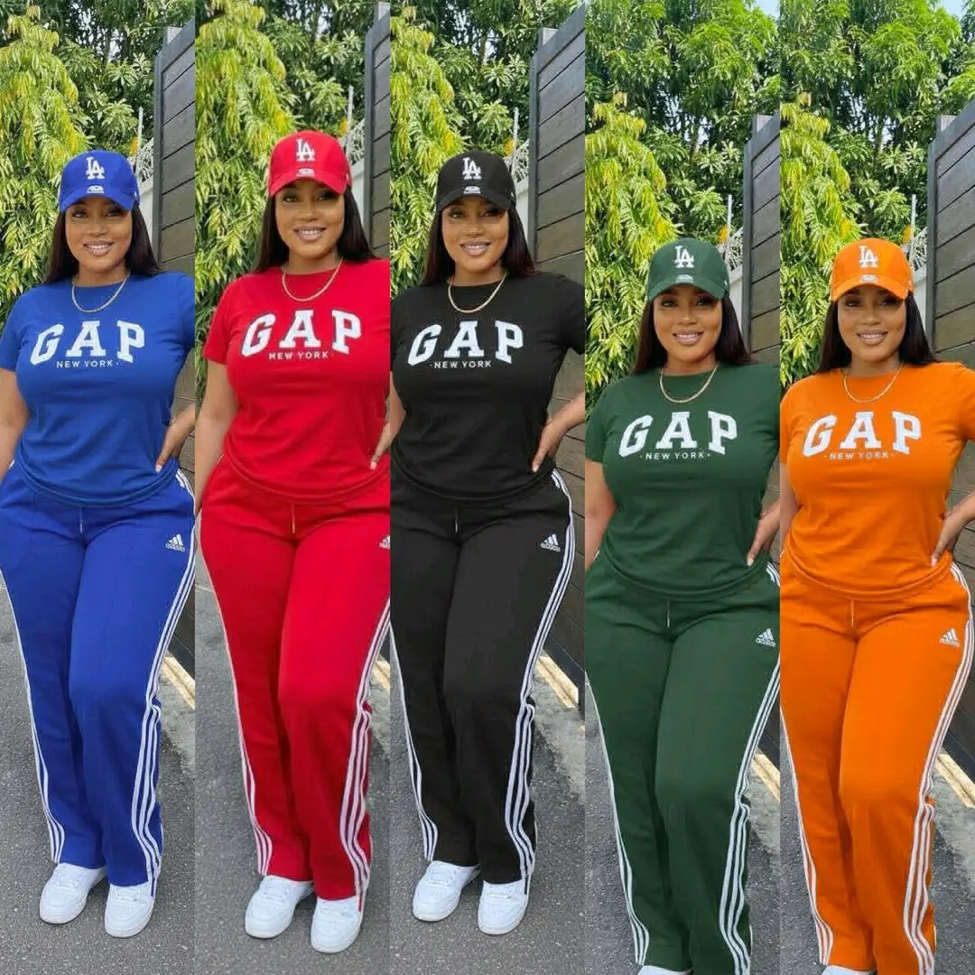 GAP Logo Tracksuits (T-shirt & Pants) - Sizes M, XL