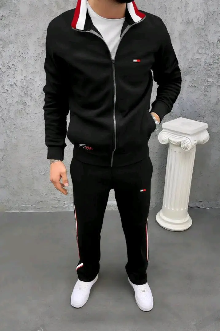 Dark Blue Tracksuit (Jacket & Trousers) from Turkey thumbnail 2