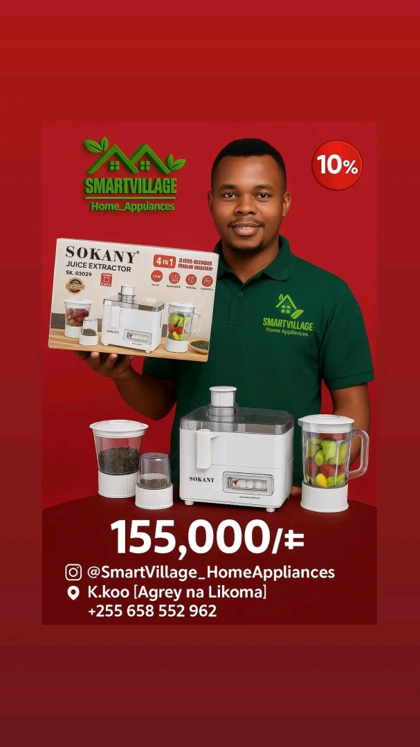 Sokany 4-in-1 Juice Extractor (Juicer, Blender, Mincer, Grinder) thumbnail 2