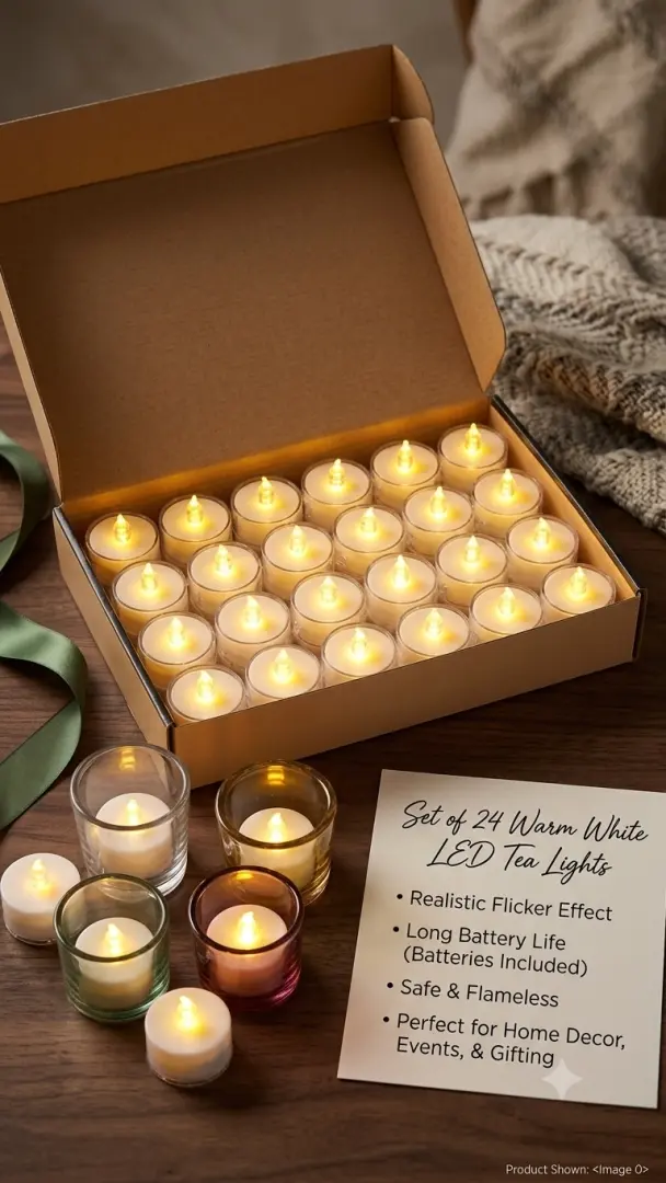 Mishumaa ya Electronics (LED Tea Lights)
