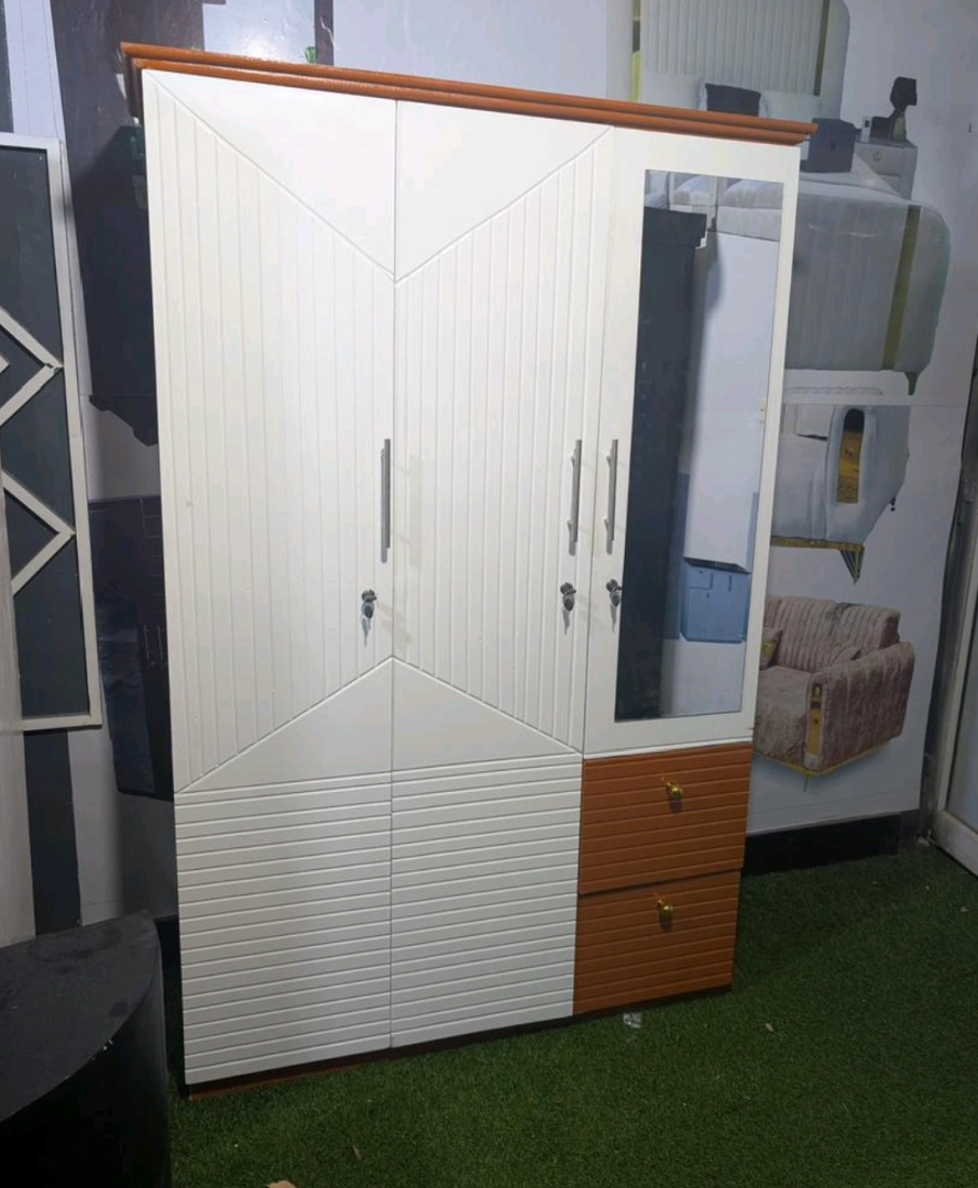 Brand New White Wooden Wardrobes (Kabati Mpya) thumbnail 2