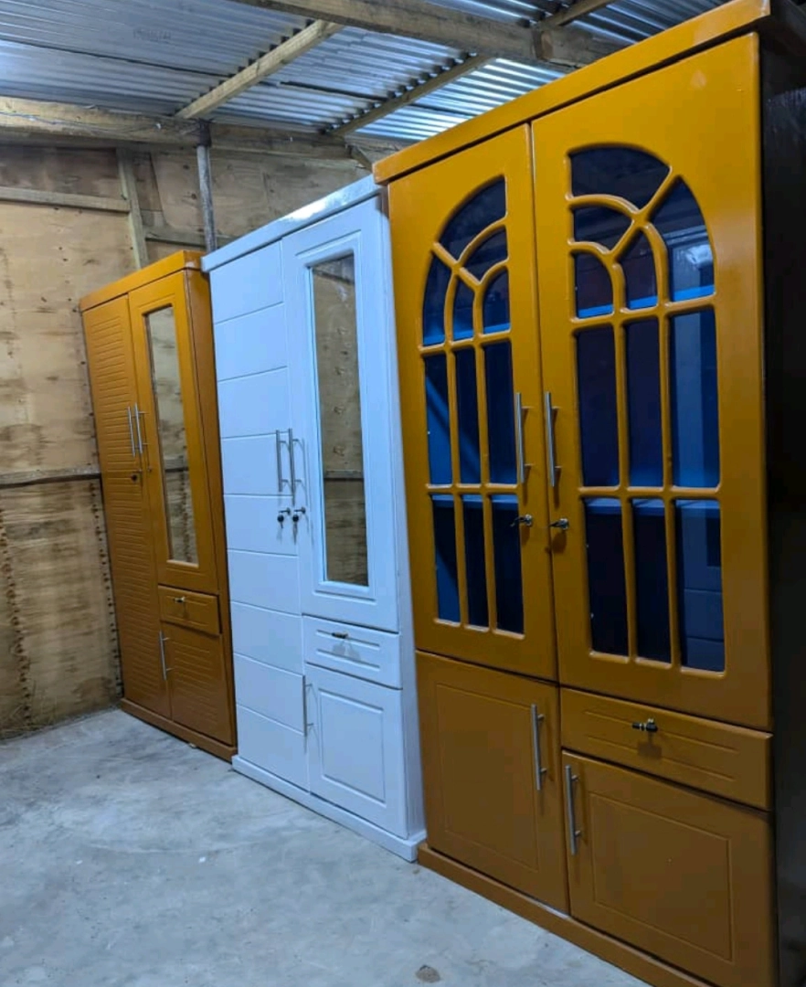 Brand New White Wooden Wardrobes (Kabati Mpya) thumbnail 9