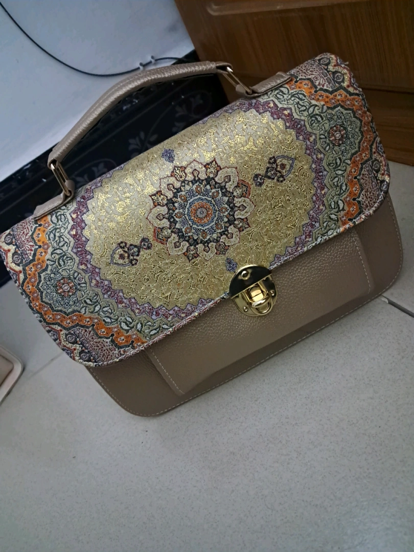 Beautiful Beige Handbag from Turkey