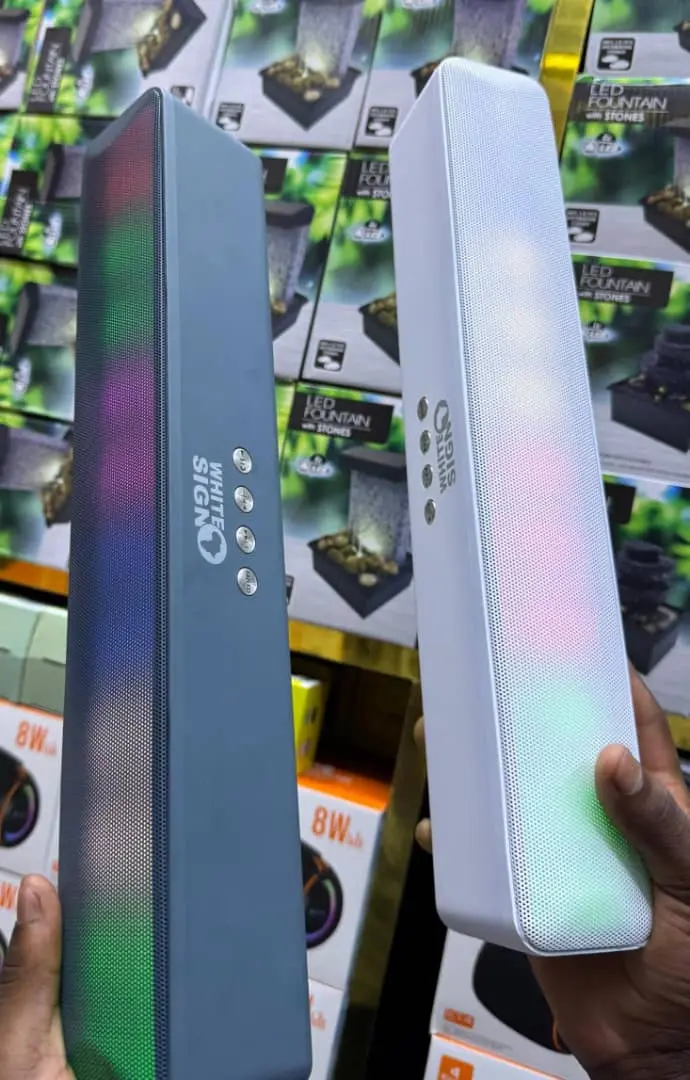 Sign Soundbar with LED Lighting