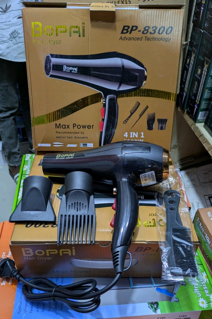 Bopai BP-8300 Professional Hair Dryer 4-in-1
