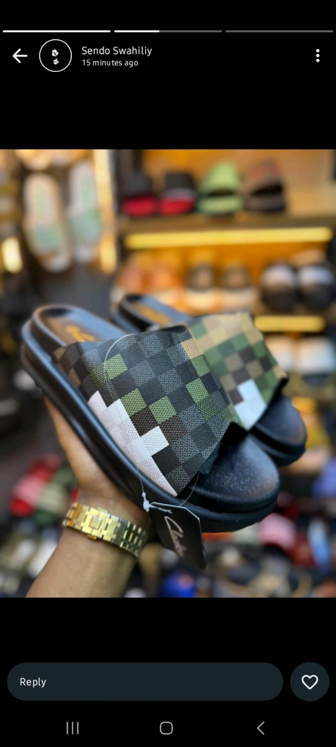 New Men's Brown Sandals (Sendo za Kiume) thumbnail 2