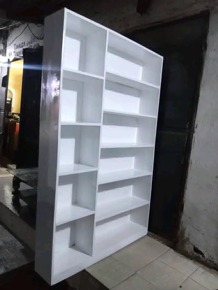 White Multi-Shelf Shoe Rack/Storage Unit