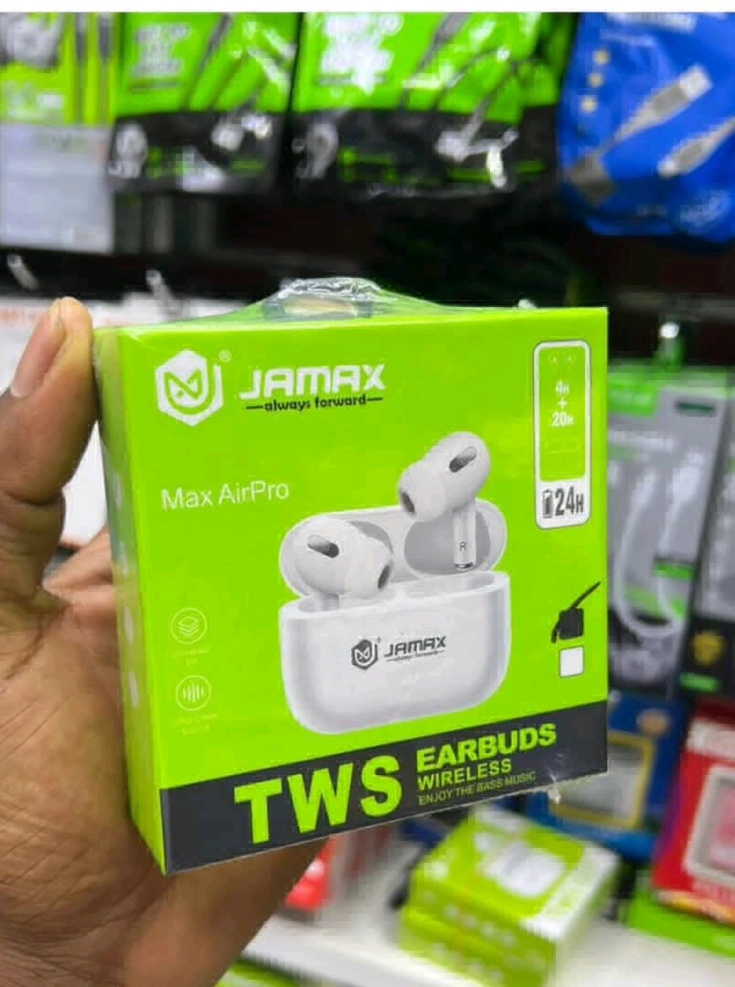 Pink Wireless Earbuds (AirPods Style) with Digital Display thumbnail 5