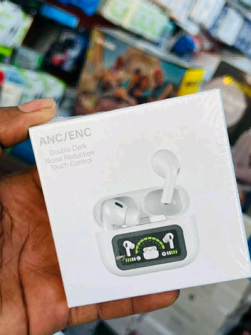 Pink Wireless Earbuds (AirPods Style) with Digital Display thumbnail 6
