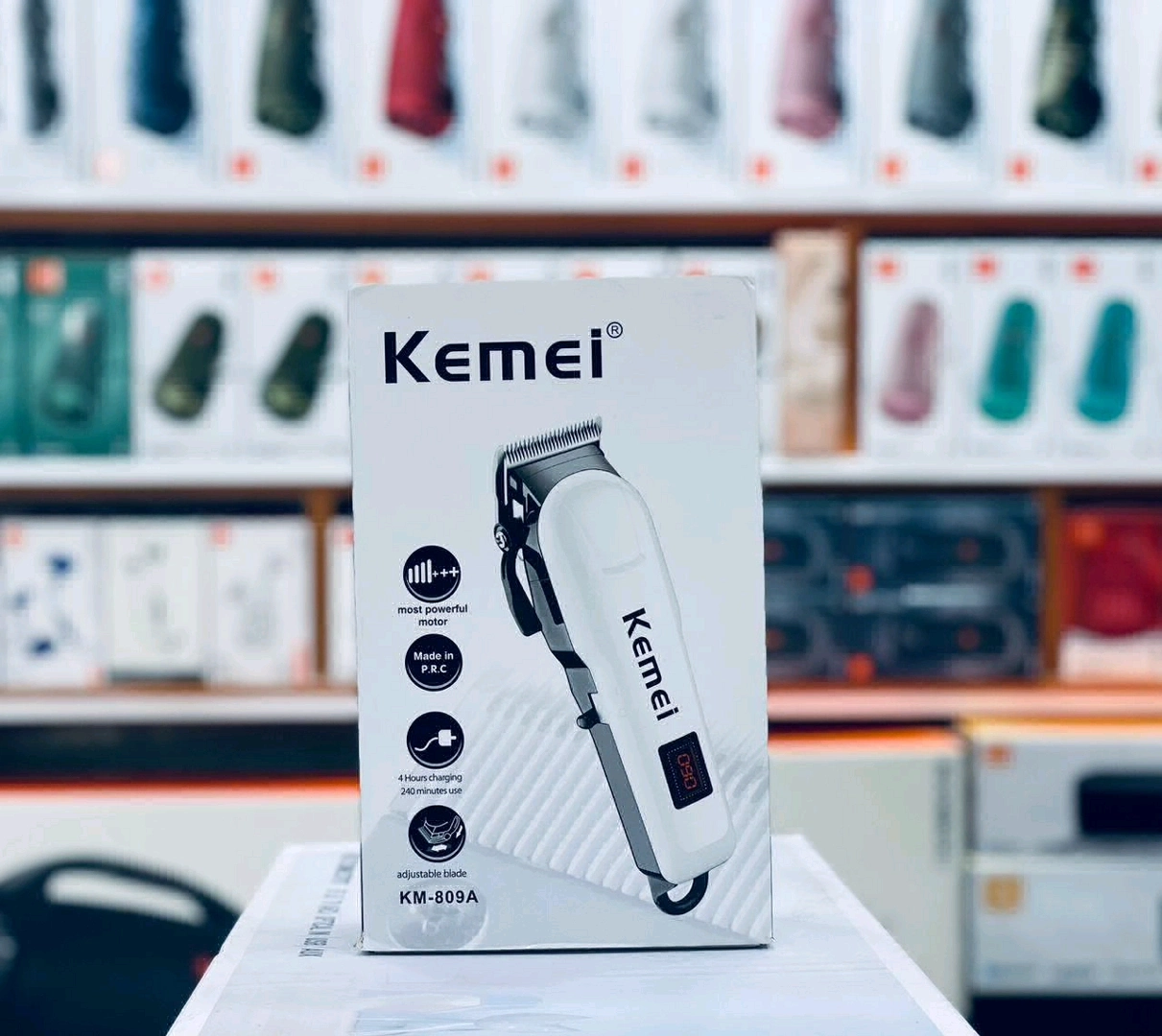 Kemei KM-809A Professional Rechargeable Hair Clipper