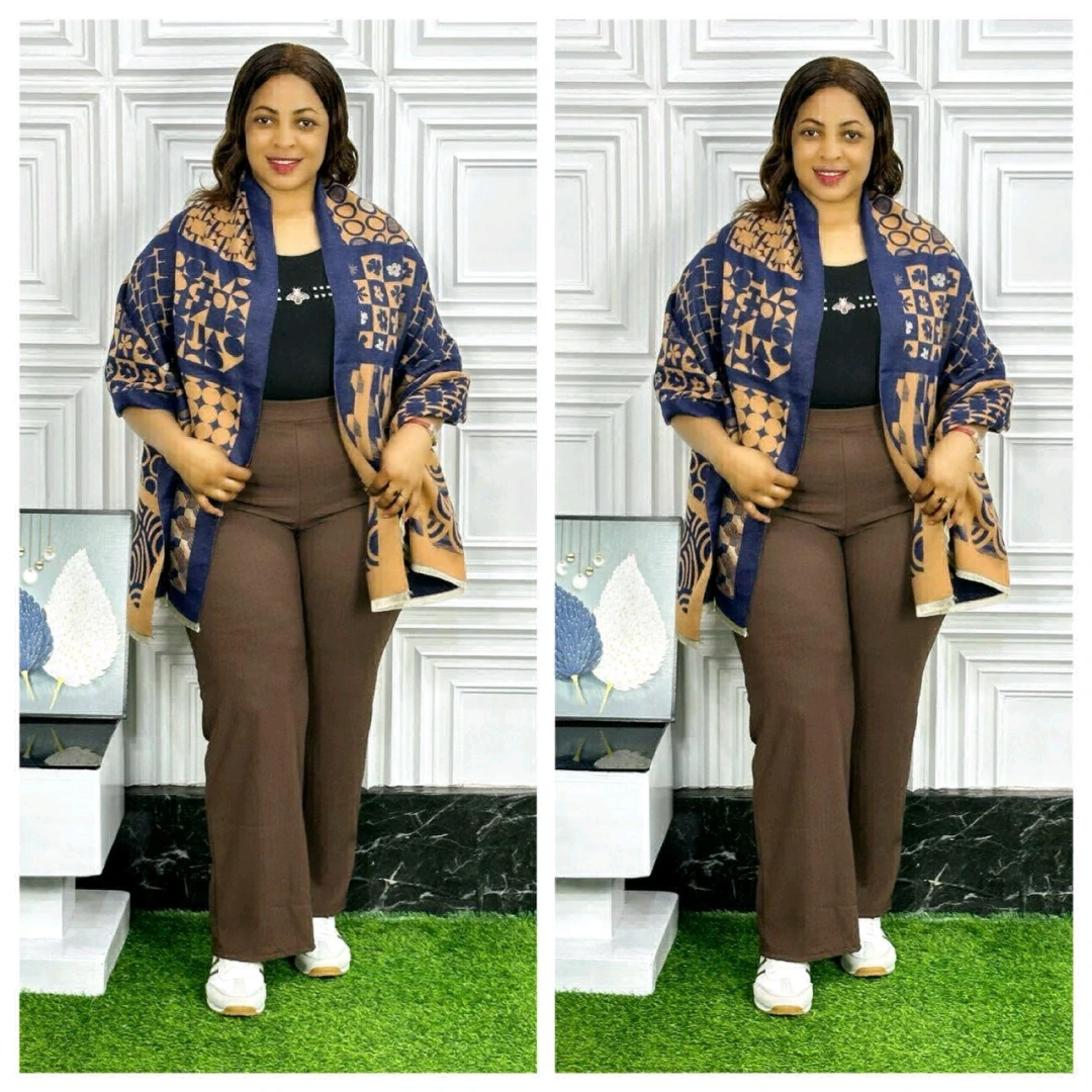 Women's Red and Beige Patterned Jacket/Cardigan thumbnail 8