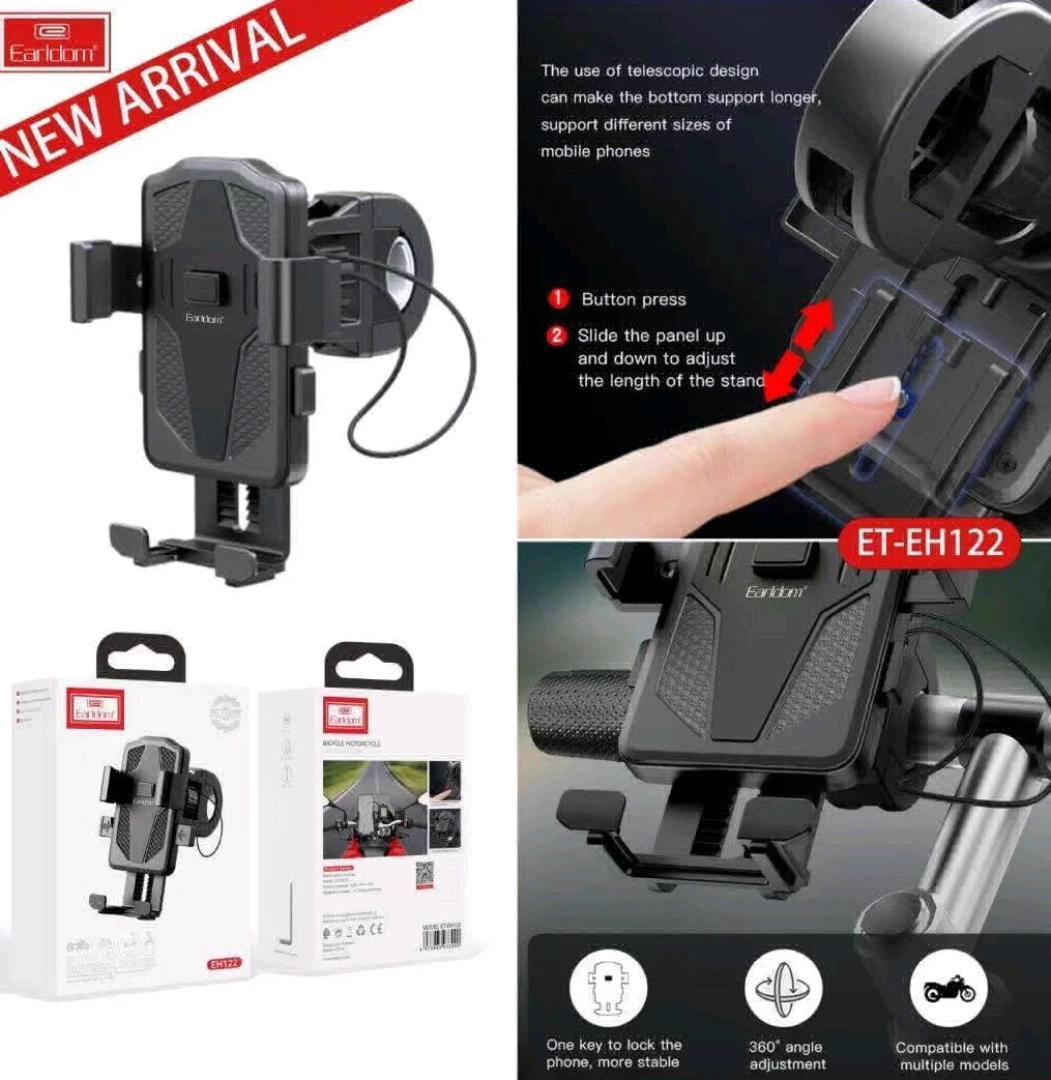 Earldom EH122 Universal Phone Holder for Bicycles & Motorcycles thumbnail 2