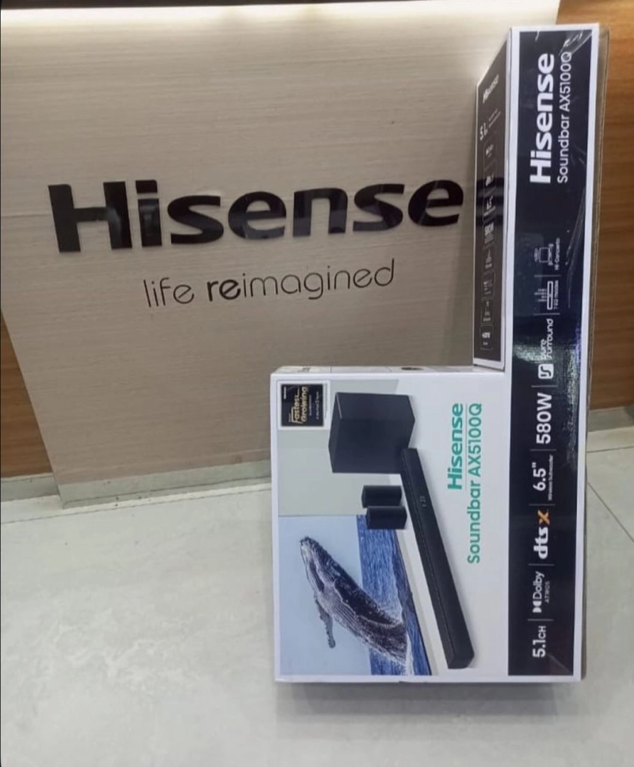 Hisense Soundbar AX5100Q 5.1 Ch Dolby Atmos 580W