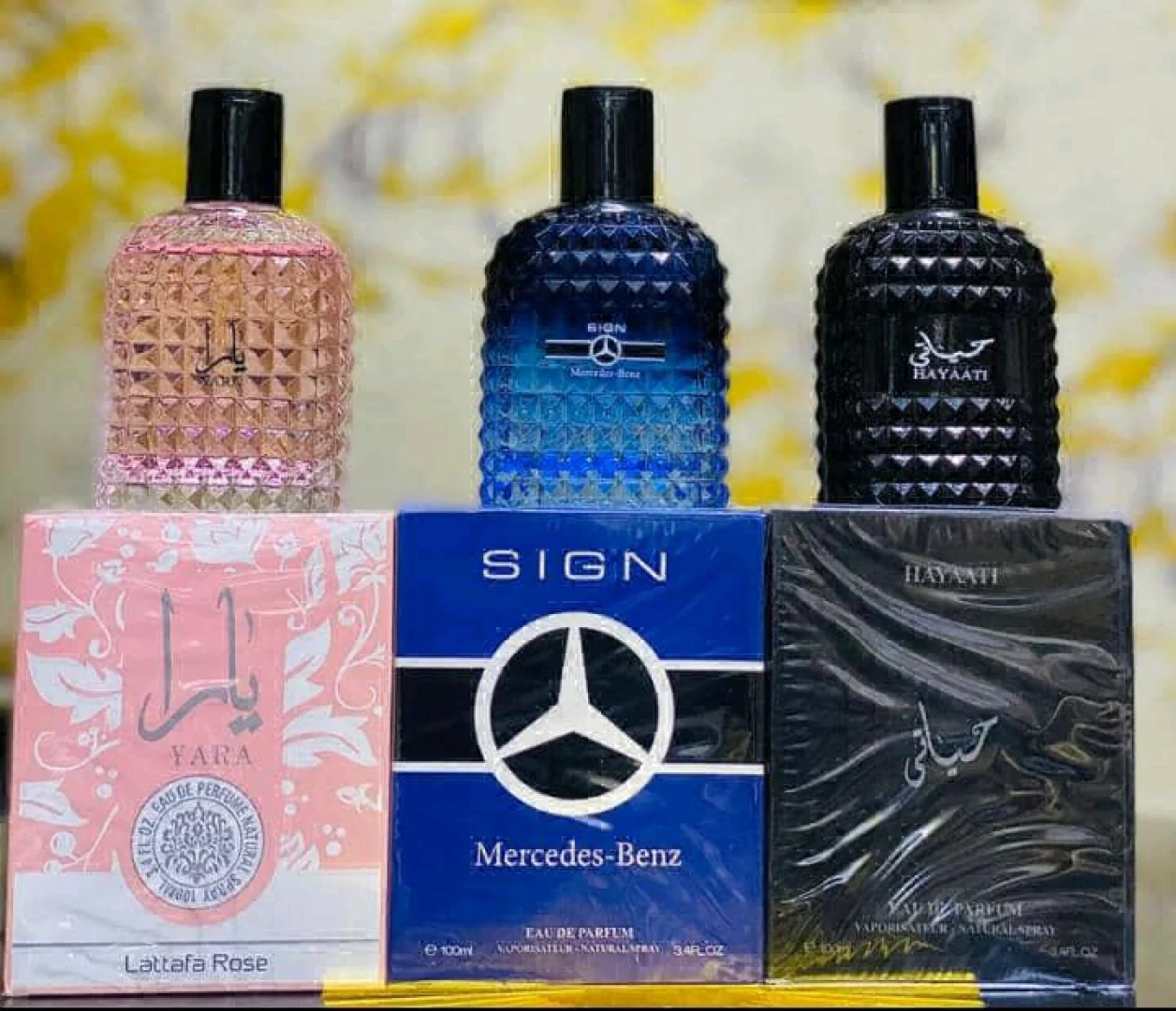 Long-lasting Perfume Set (Yara, Sign, Hayaati) for Men and Women