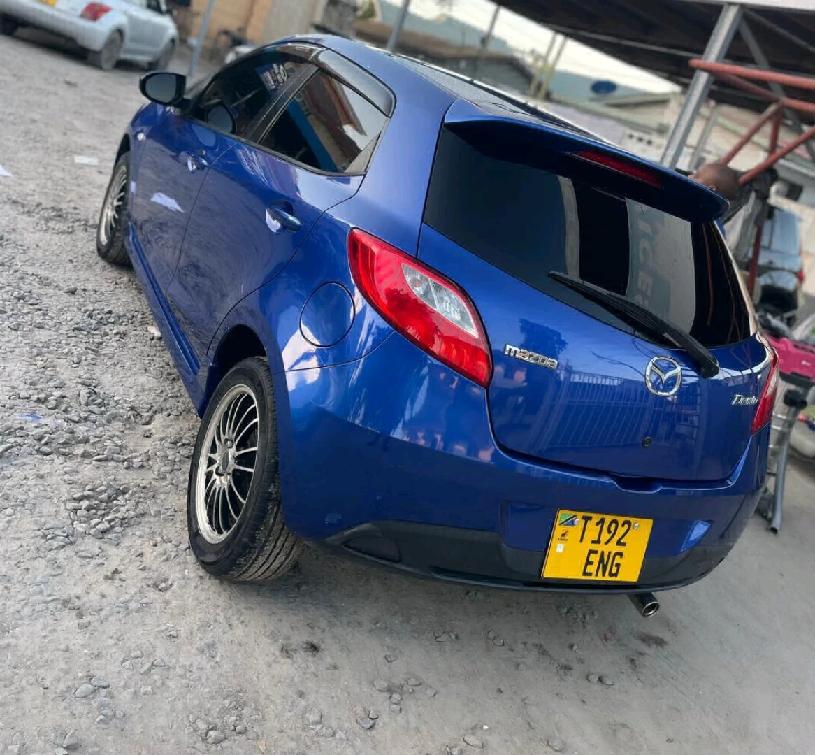 Blue Mazda Demio Car thumbnail 3