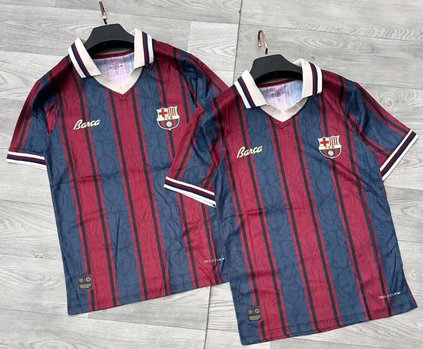 Vintage FC Barcelona Football Jerseys