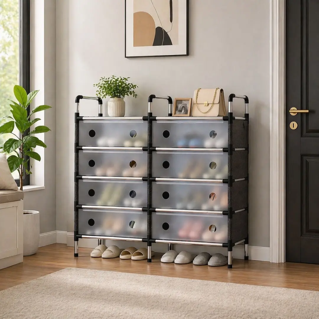 5-Layer Double Row Shoe Rack thumbnail 3