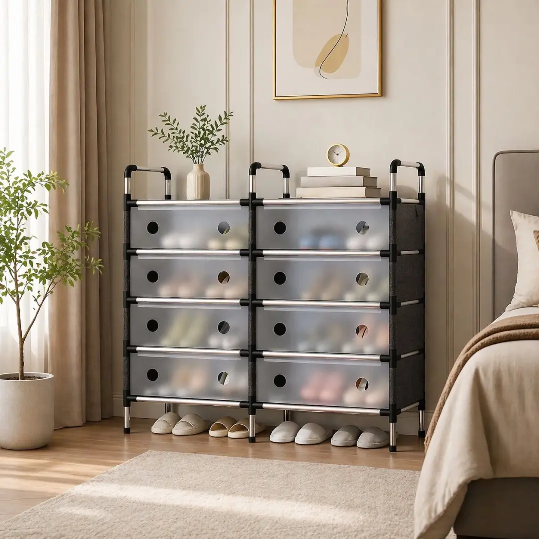 5-Layer Double Row Shoe Rack thumbnail 4