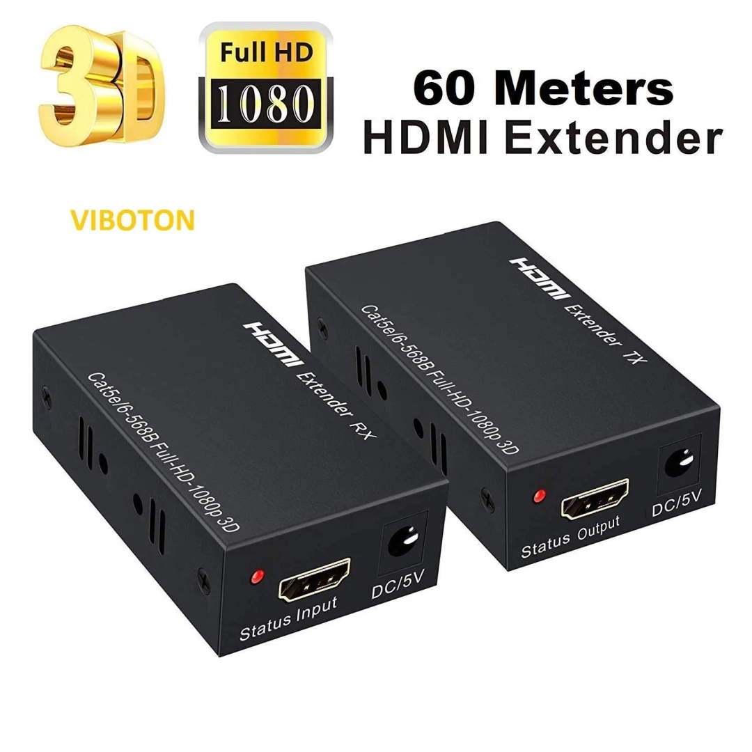 VIBOTON HDMI Extender 60m (1080p 3D)