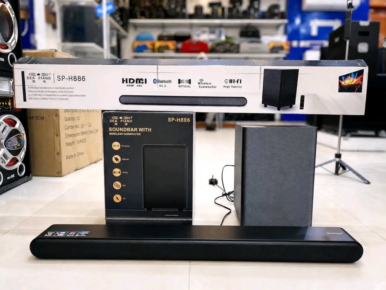 Sea Piano Soundbar Sp-H886