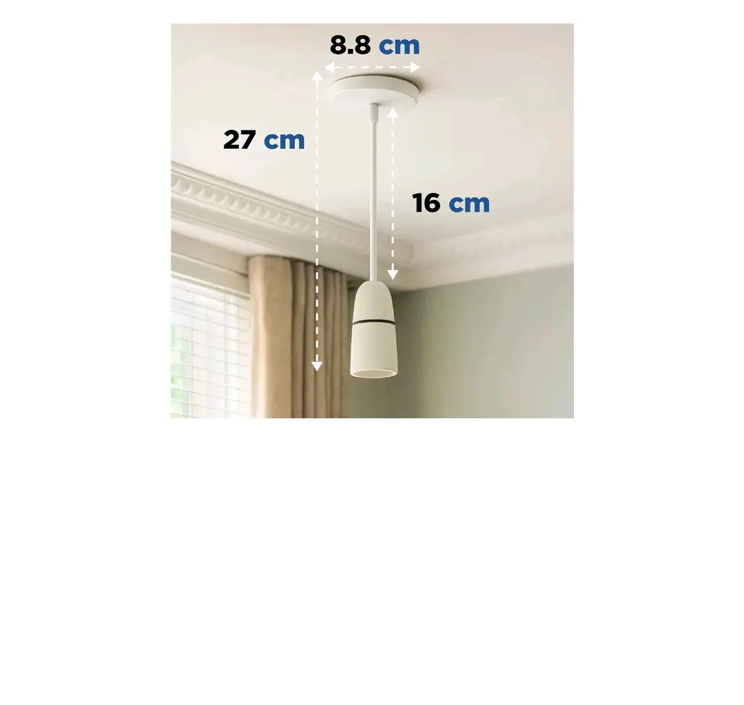 Ceiling Pendant Light Fitting (6 Inch) thumbnail 2