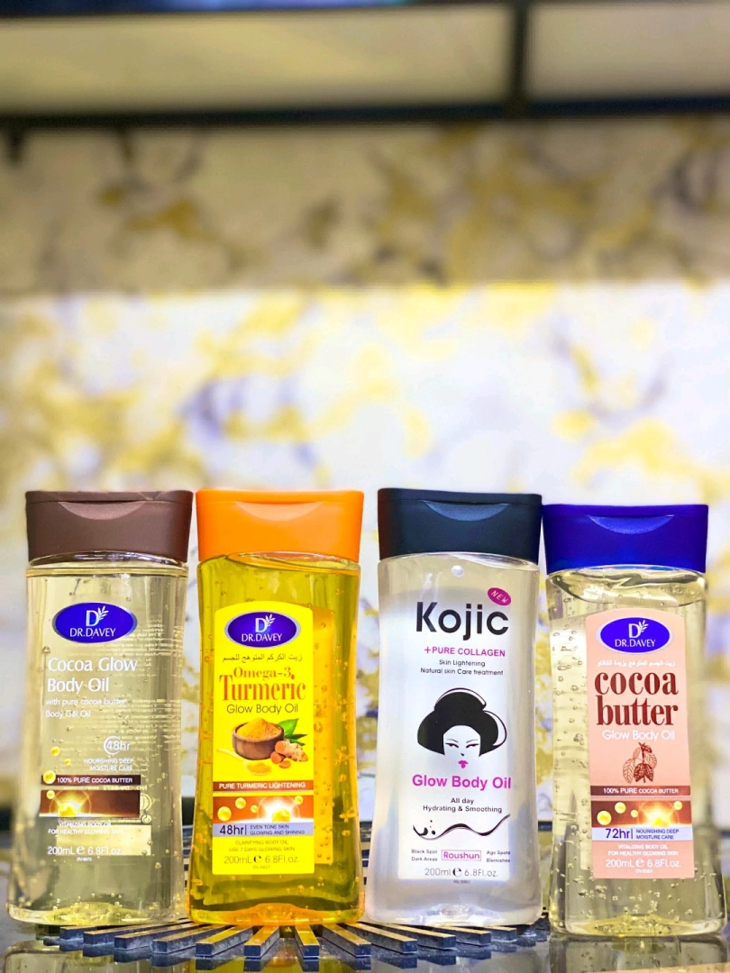Dr. Davey Body Oils (Turmeric, Aloe Vera, Kojic, Herbal) thumbnail 2