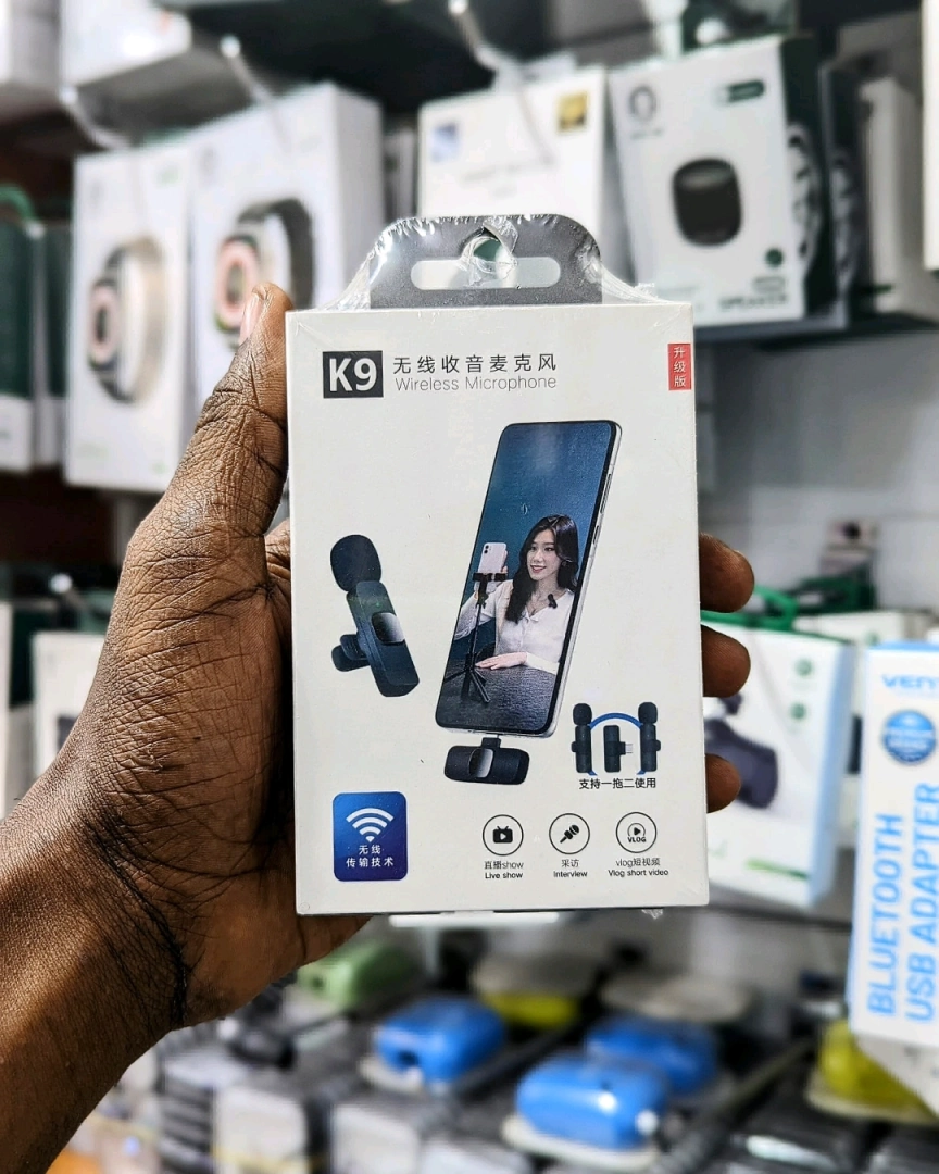 K9 Wireless Lavalier Microphone for Smartphones