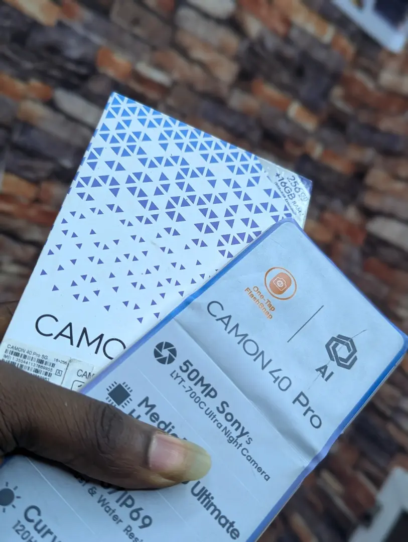 Tecno Camon 40 Pro 5G (256GB/16GB RAM)