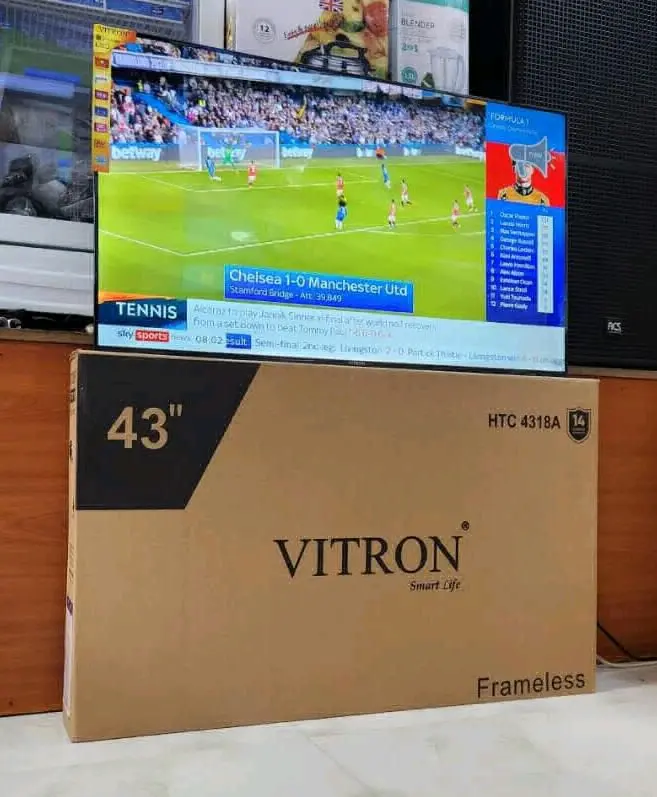 43” Vitron Frameless Smart TV