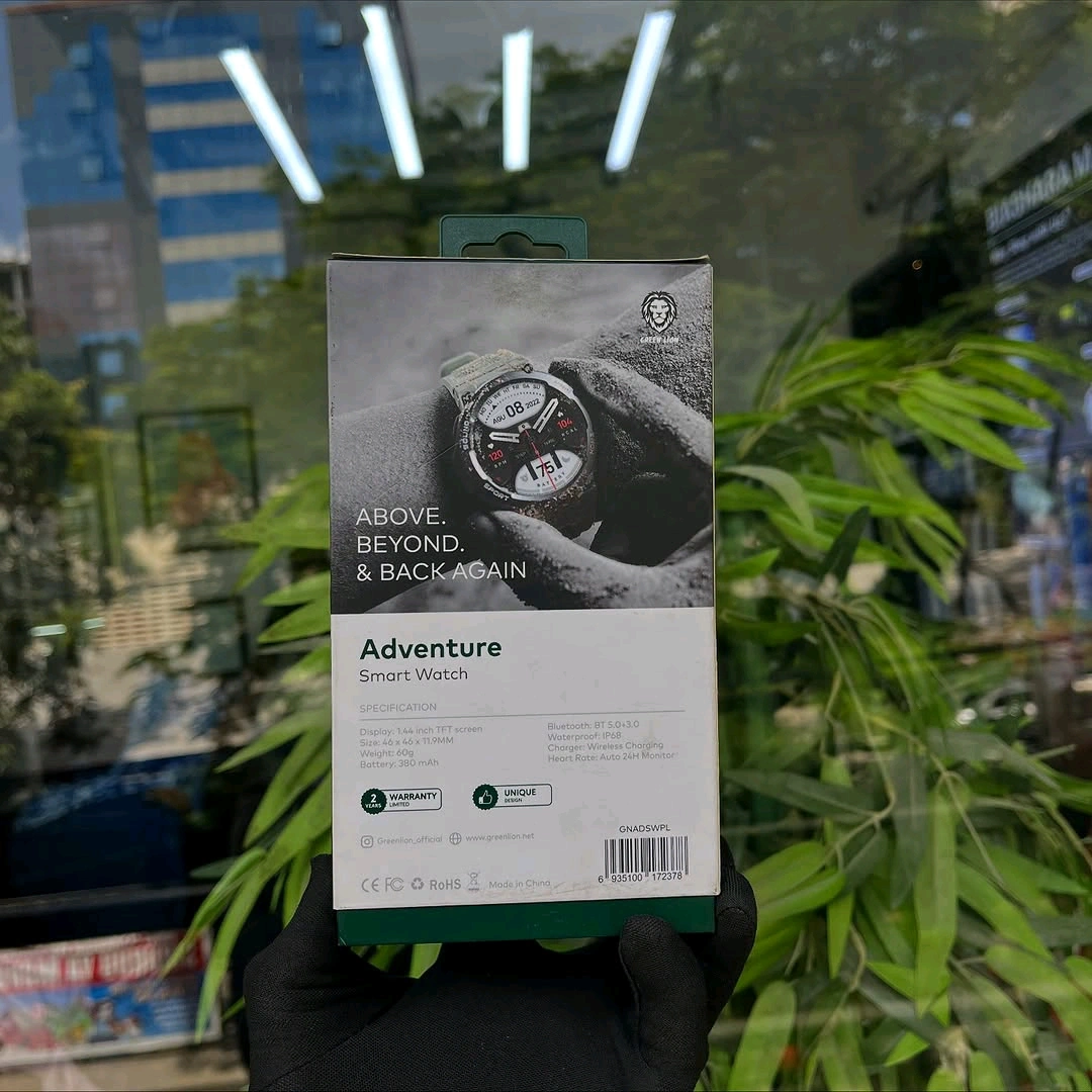 Green Lion Adventure Smart Watch - IP68 Waterproof thumbnail 2