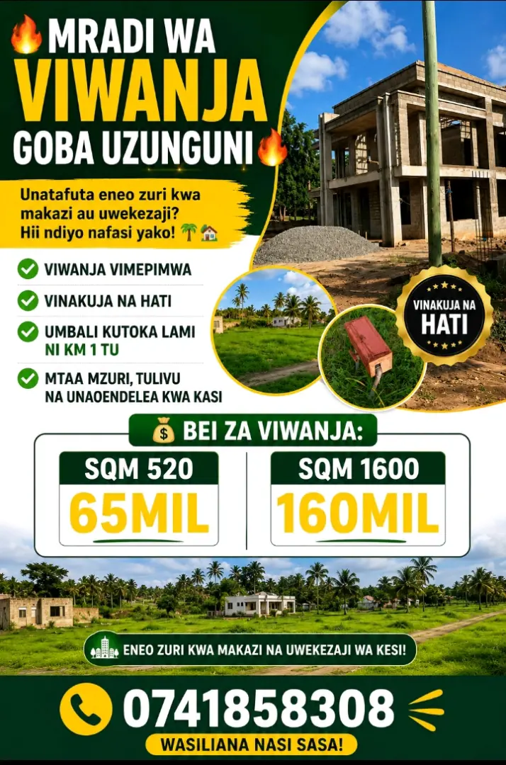 Viwanja vya Makazi Goba na Mbezi thumbnail 2