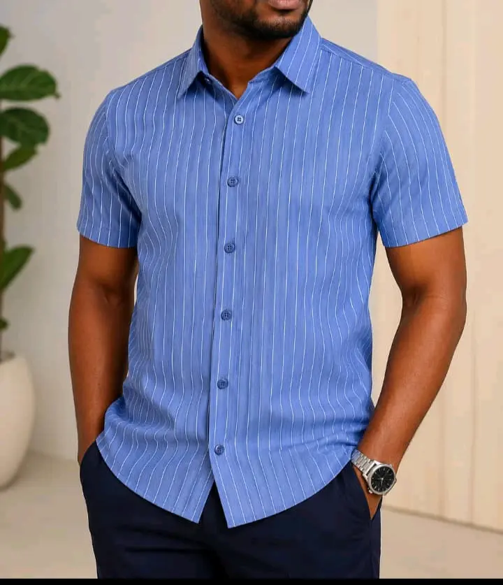 Striped Men's Short-Sleeve Shirts