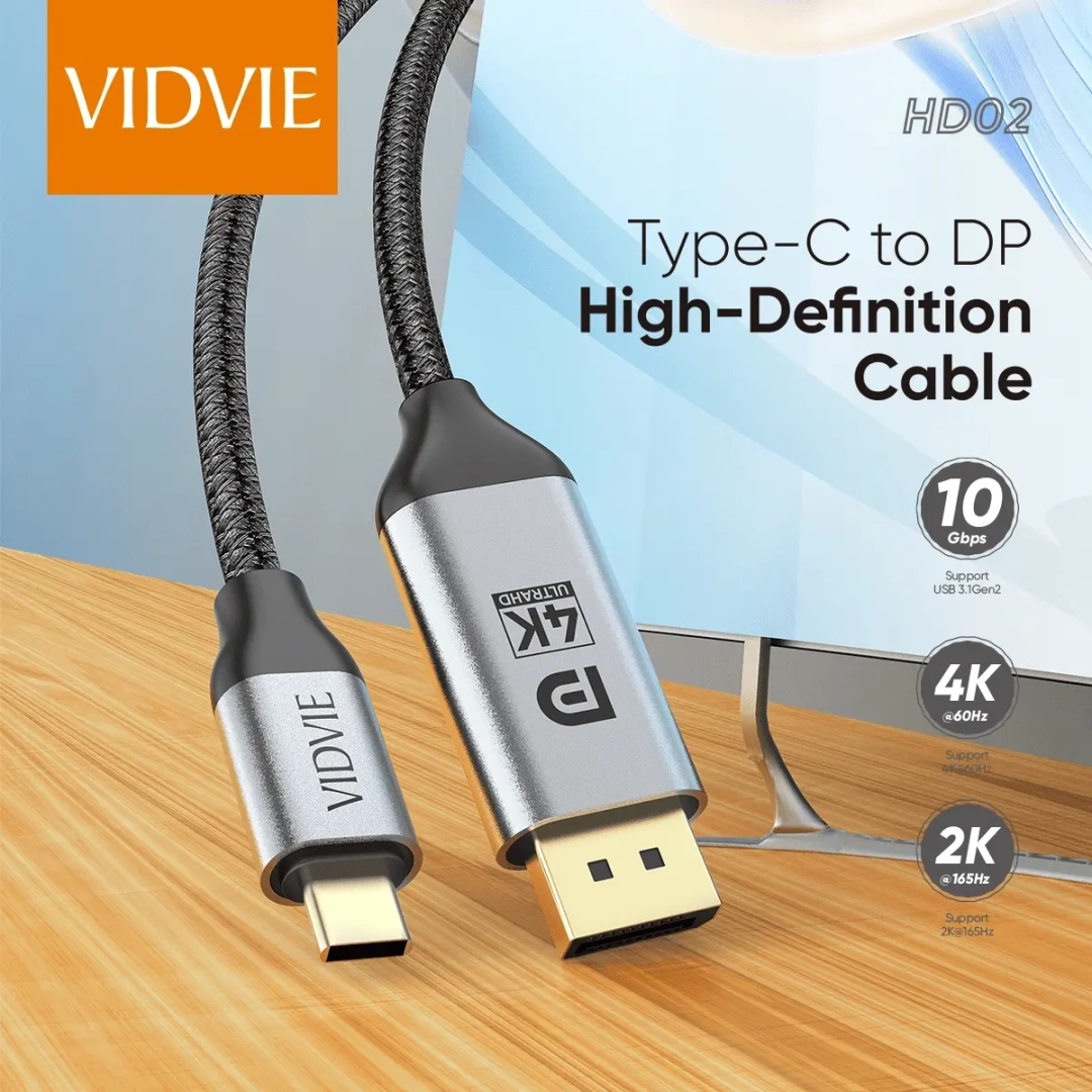 Vidvie USB-C to DisplayPort Cable HD02-2 (2m)