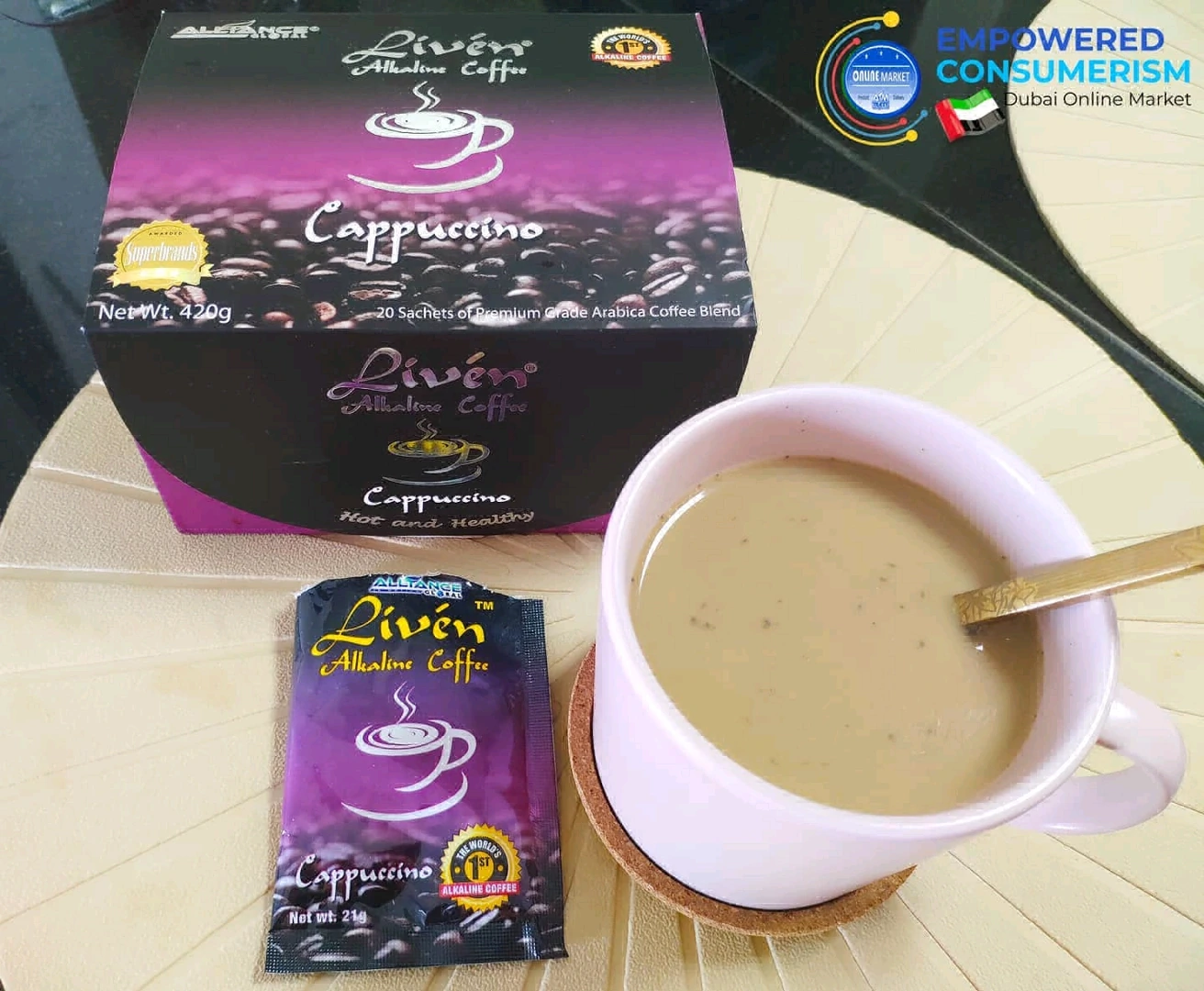 Liven Alkaline Coffee (Caffeine-Free)