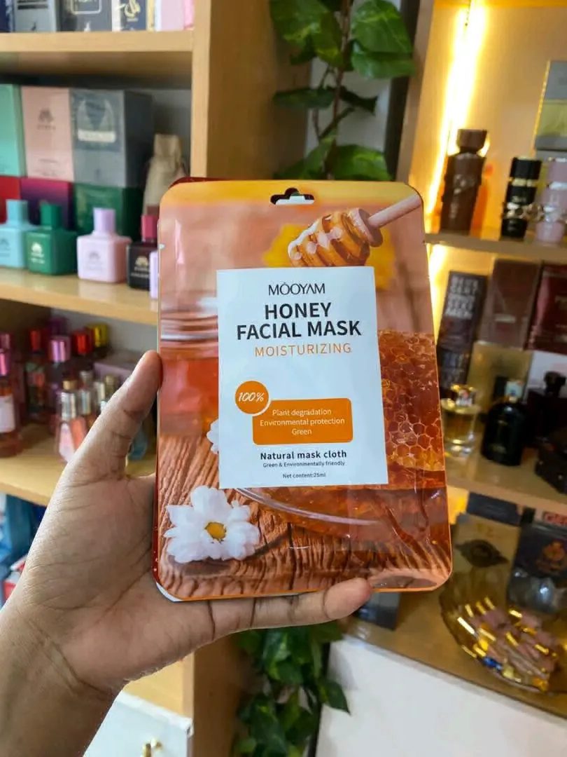 Facial Sheet Masks (Honey, Aloe, Collagen, Rice)