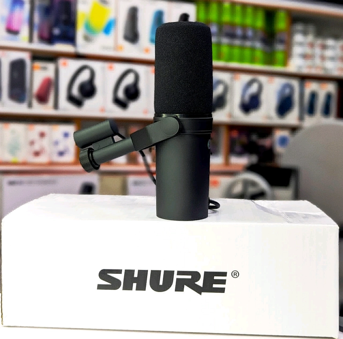 Brand New Shure Microphone for Podcast Studio