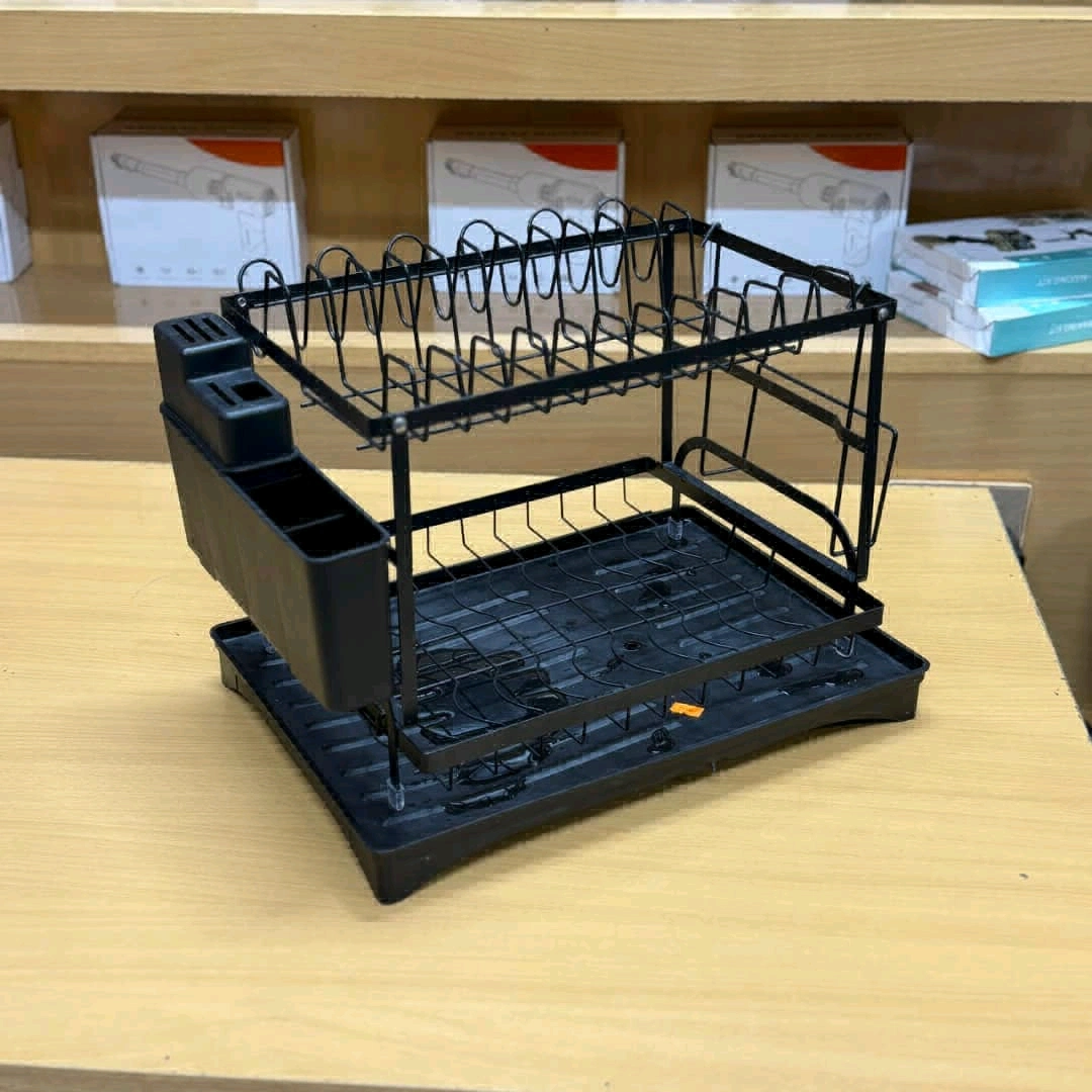 Smart 2-Tier Metal Dish Drying Rack