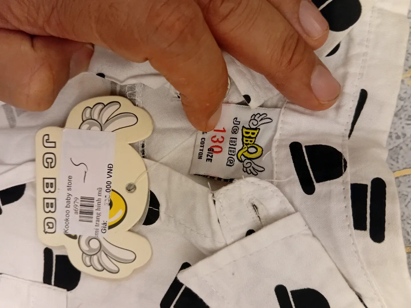 Kids' White Long-Sleeved Shirt - Korean Brand New thumbnail 2