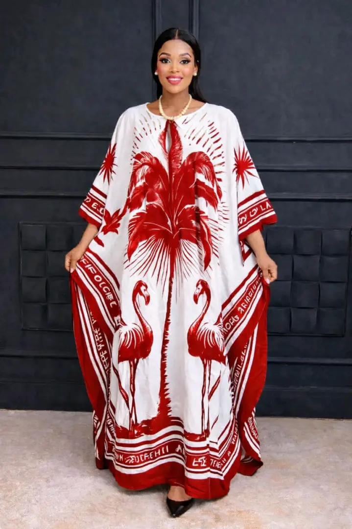 Satine Kaftan Dress - Tropical Print thumbnail 2