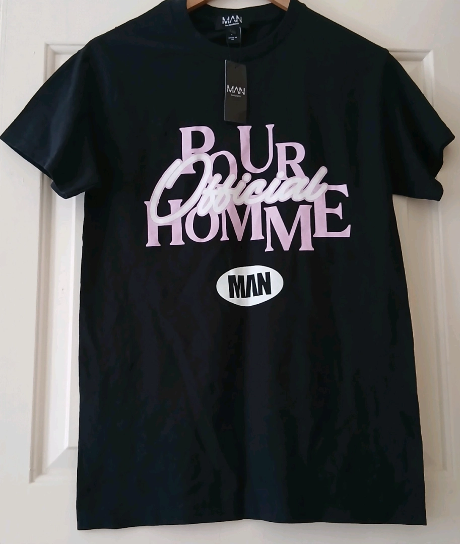 New Black Ladies T-shirt Size S/M
