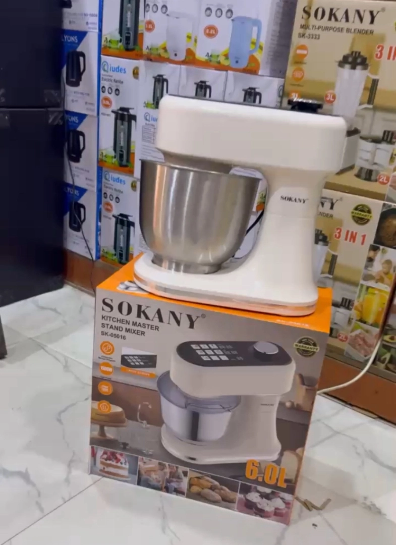 Sokany Kitchen Master Stand Mixer 6.0L Digital