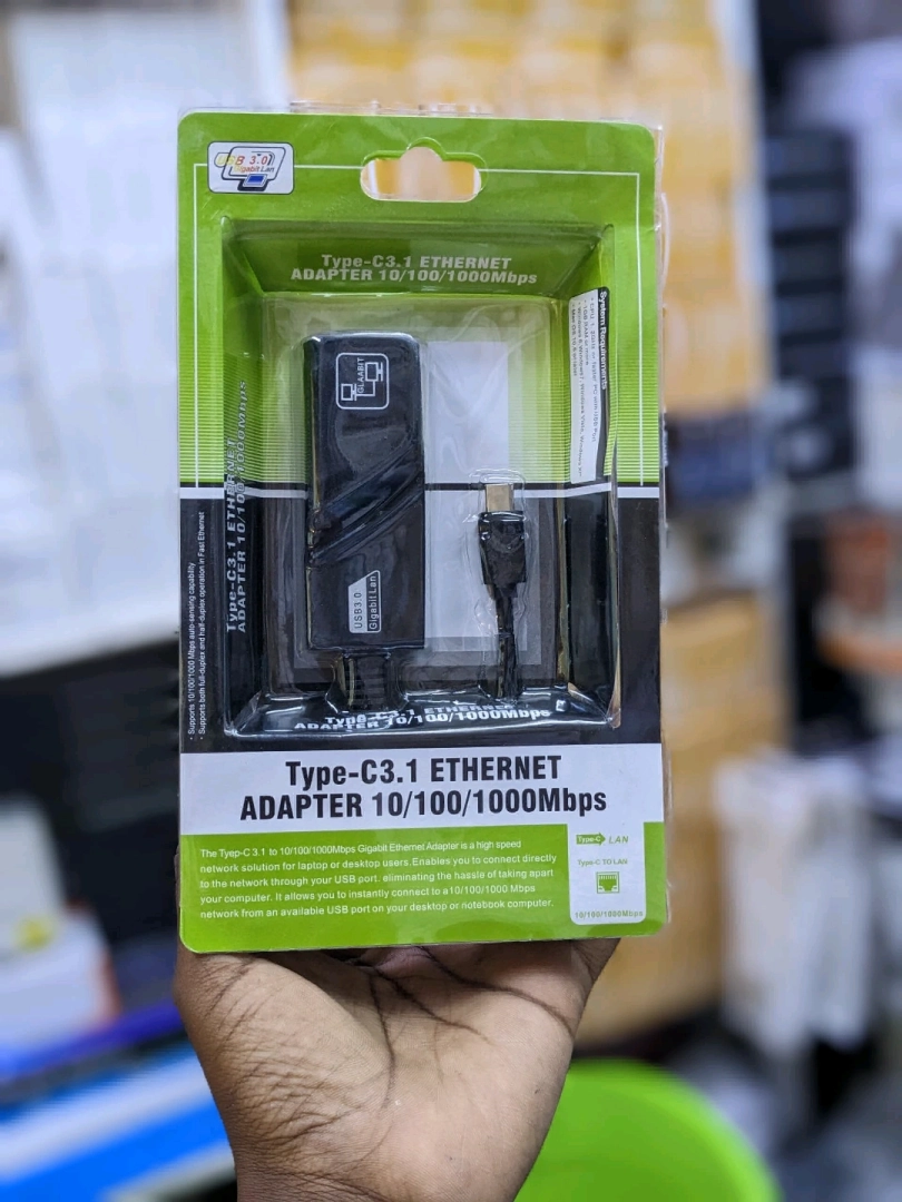 Type-C 3.1 Gigabit Ethernet Adapter 1000Mbps