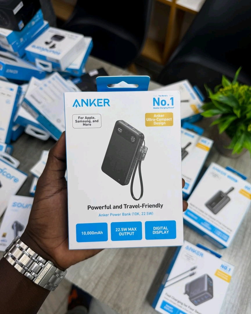 Anker Power Bank 10K, 22.5W Fast Charging with Digital Display