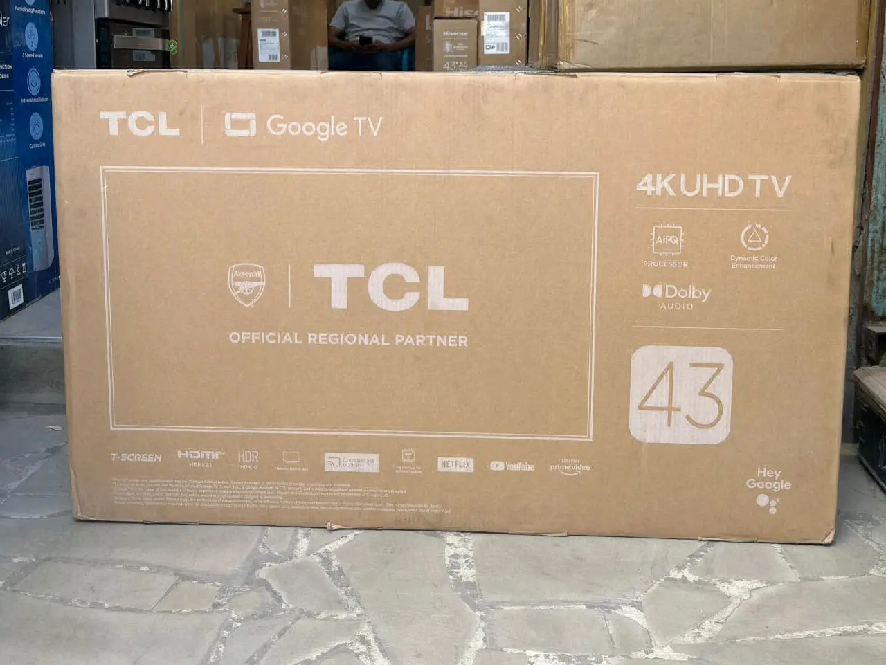 TCL 43" Smart 4K UHD Google TV
