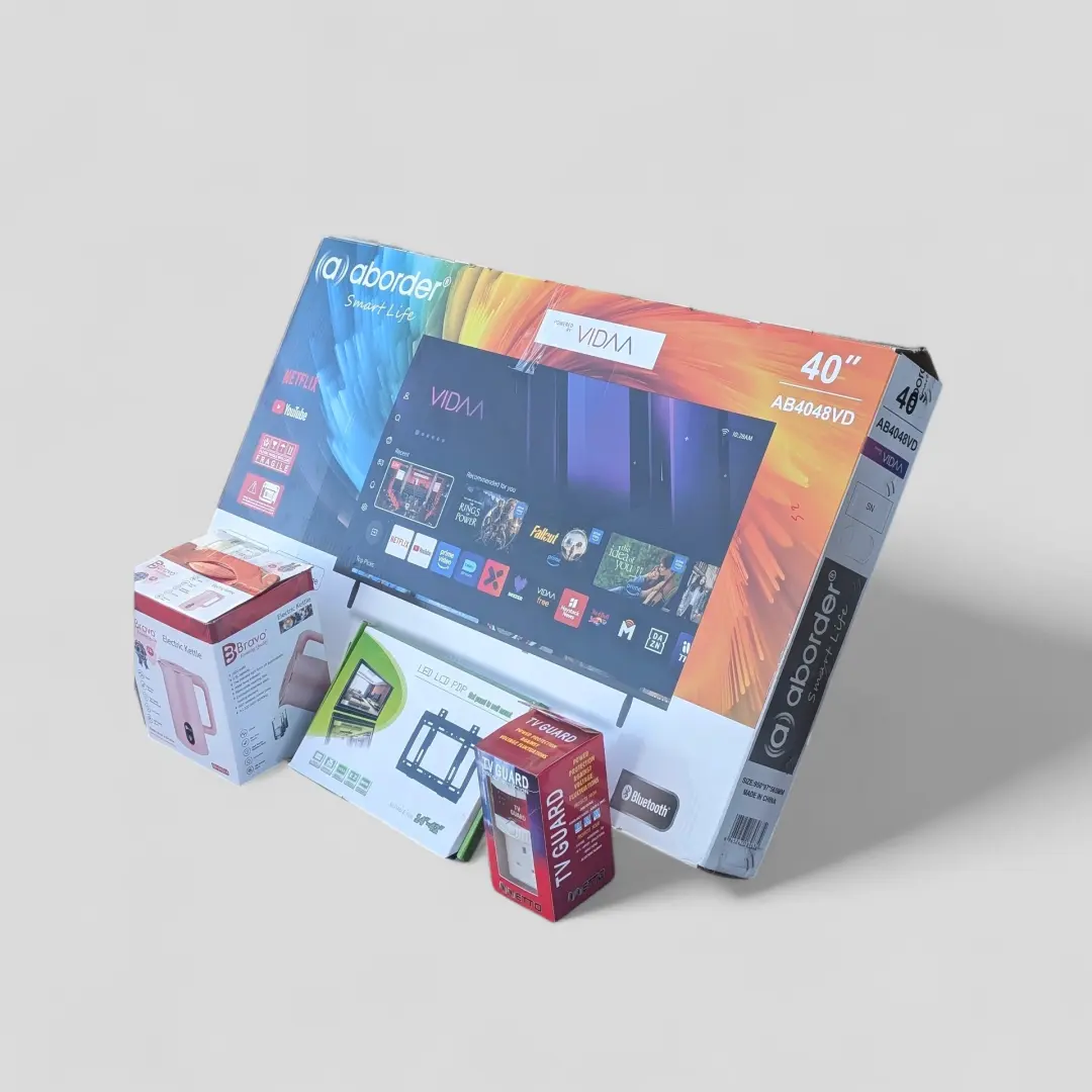 Smart TV 40” Aborder + Bonus Items