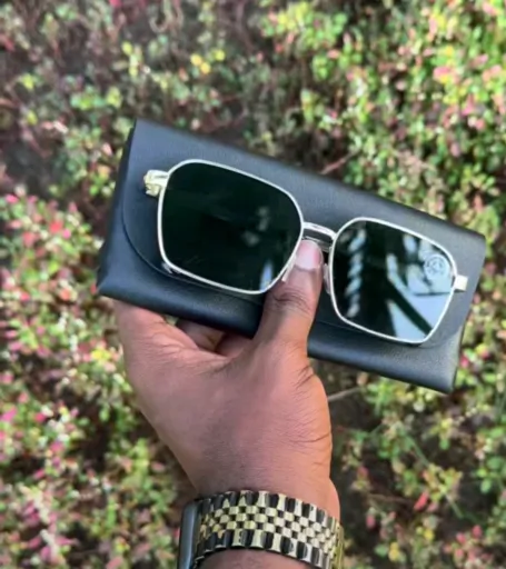 Silver Framed UV Protection Sunglasses