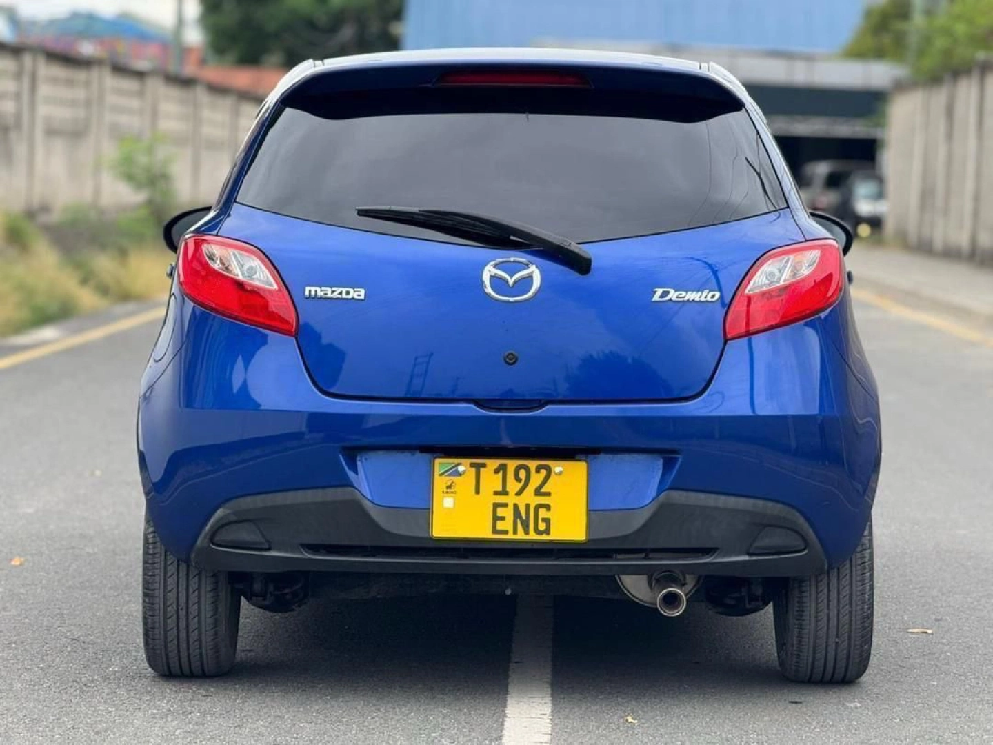 Blue Mazda Demio Hatchback with Sports Rims thumbnail 7