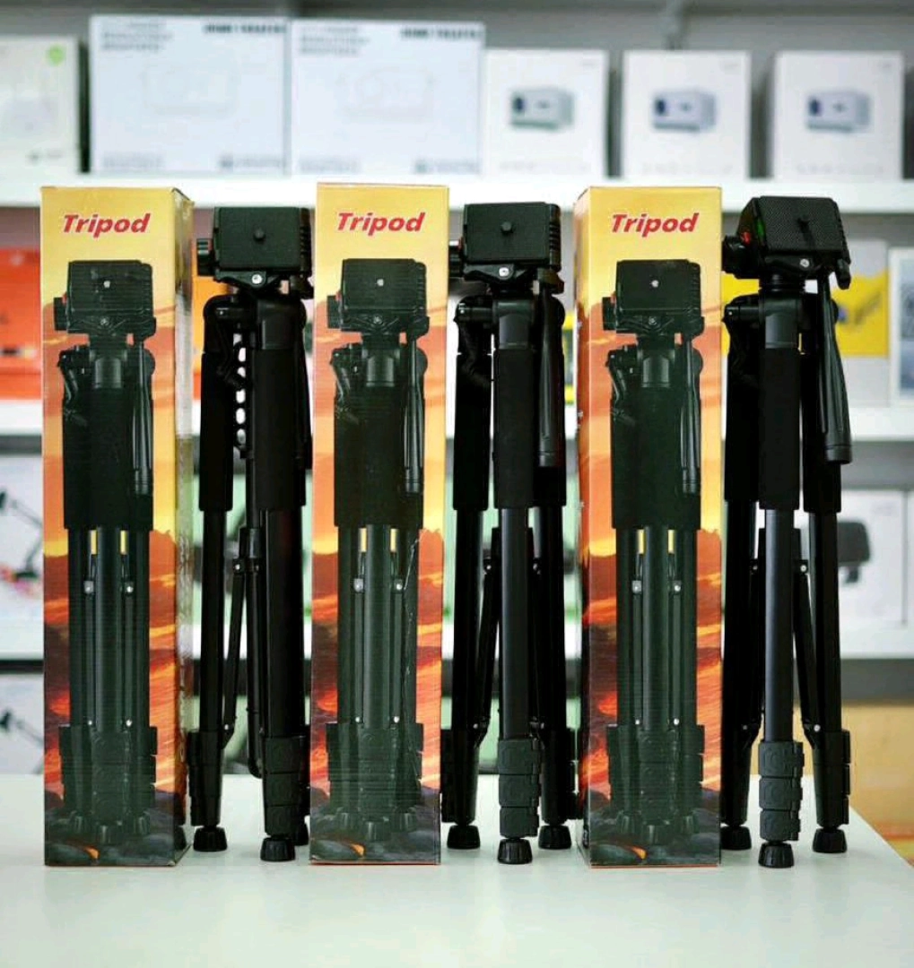 F8S Heavy-Duty Tripod Stand for Cameras & Phones