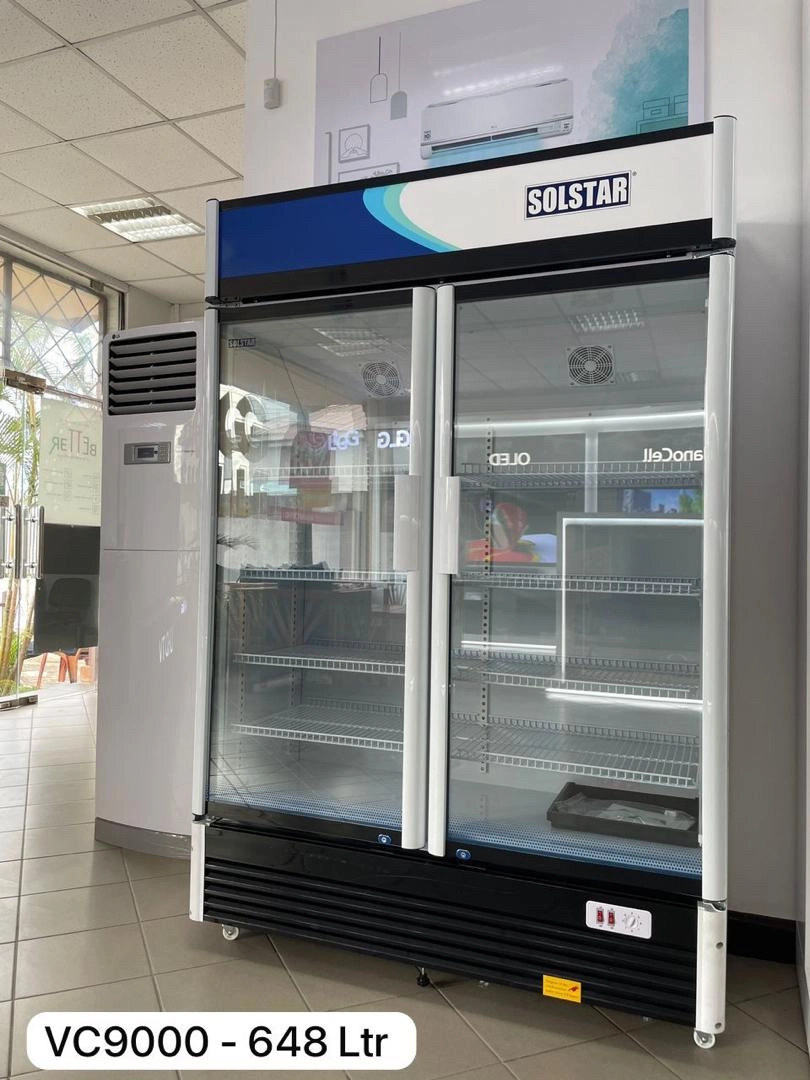 Solstar VC9000 Showcase Fridge 648L Double Door